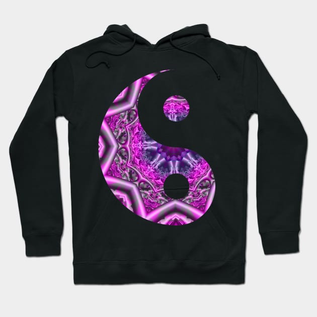 Yin Yang Mandala #1 Hoodie by Edward L. Anderson 